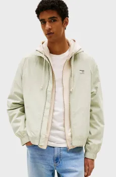 Мужская мятная куртка Ментоловый L Tommy Jeans DM0DM21929