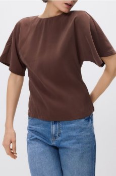 Reserved - Футболка з високим вмістом модалу - коричневий - TX706-88X