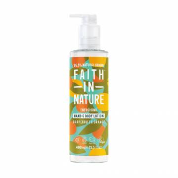 Натуральный лосьон для рук и тела Faith In Nature Energising Hand & Body Lotion с грейпфрутом и апельсином, 400 мл Натуральный лосьон для рук и тела Faith In Nature Energising Hand & Body Lotion с грейпфрутом и апельсином, 400 мл