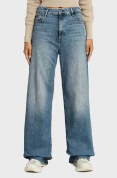 Женские синие джинсы Deck 2.0 High Loose Wmn Синий 27-32 G-Star RAW D23591,D775