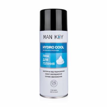 Мужская пена для бритья MAN KEY Hydro Cool, 400 мл Мужская пена для бритья MAN KEY Hydro Cool, 400 мл