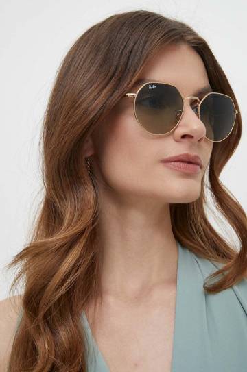 Солнцезащитные очки Ray-Ban JACK цвет золотой 0RB3565 Солнцезащитные очки Ray-Ban JACK цвет золотой 0RB3565