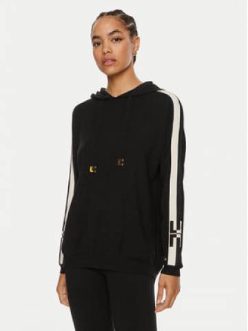 Elisabetta Franchi Светр MK-54S-46E2 Чорний Relaxed Fit Elisabetta Franchi Светр MK-54S-46E2 Чорний Relaxed Fit