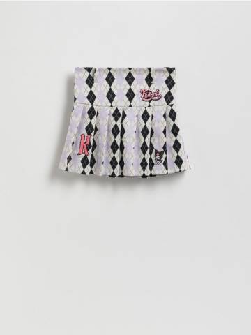 Reserved - Вязана спідниця Kuromi - різнобарвний - 377FW-MLC