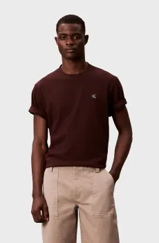 Мужская коричневая футболка EASY Коричневый L Calvin Klein Jeans LV04RC275G