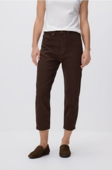 Reserved - Джинси mom fit з коротшою штанинoю - dark grey jeans - 831IU-89J