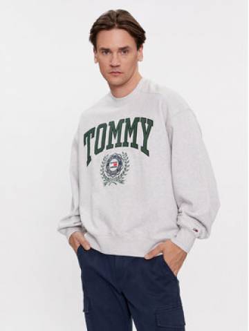 Tommy Jeans Світшот College Graphic DM0DM16804 Сірий Boxy Fit Tommy Jeans Світшот College Graphic DM0DM16804 Сірий Boxy Fit