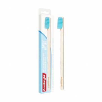 Зубная щетка Coolbright Safe & Nature Сильнее океана, средней жесткости, 1 шт Зубная щетка Coolbright Safe & Nature Сильнее океана, средней жесткости, 1 шт