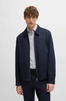 Мужская темно-синяя куртка Синий 54 BOSS 50514607;404