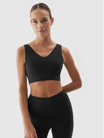 4F Спортивний бюстгальтер 4FAW23USBAF080 Сірий Slim Fit 4F Спортивний бюстгальтер 4FAW23USBAF080 Сірий Slim Fit
