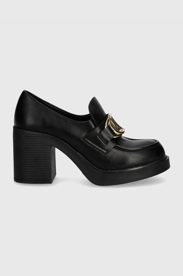 Туфли Twinset цвет чёрный каблук кирпичик 242TCP034 Туфли Twinset цвет чёрный каблук кирпичик 242TCP034