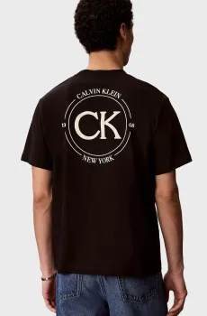 Мужская черная футболка 20S APRIL GRAPHIC Черный XXL Calvin Klein Jeans LV04RE825G