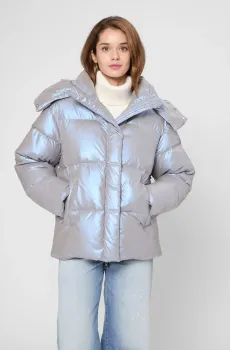 Женский голубой пуховик Голубой S PRPY PWOUTSKF0053