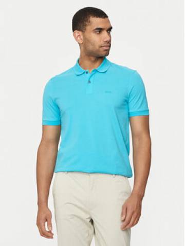 Boss Поло Pallas 50468301 Голубий Regular Fit Boss Поло Pallas 50468301 Голубий Regular Fit