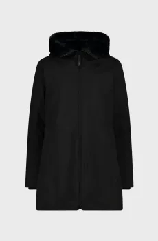 Женская черная парка FIX HOOD TWILL Черный 40 CMP 34K0236F-U901