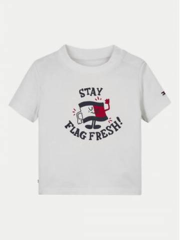 Tommy Hilfiger Футболка Graphic KN0KN01964 Білий Regular Fit Tommy Hilfiger Футболка Graphic KN0KN01964 Білий Regular Fit