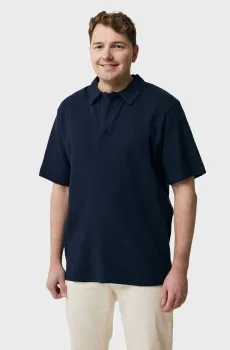 Мужское темно-синее поло Синий S Mexx MF007104541M