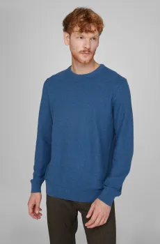 Мужской синий джемпер Синий M Pierre Cardin РС.-C5 50600.5040