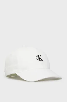 Женская белая кепка EMBROIDERY Белый ONESIZE Calvin Klein LV04K5024G