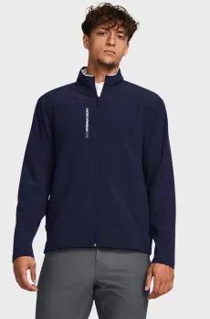 Мужская темно-синяя ветровка UA Storm Revo Jacket Синий M Under Armour 1379721-410
