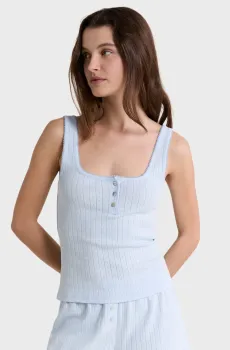 Женская голубая майка KATELL Голубой XS Etam 6557738