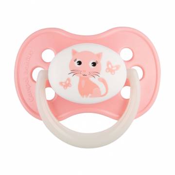 Пустышка латексная Canpol Babies Animals круглая, розовая, от 6 до 18 месяцев (22/594) Пустышка латексная Canpol Babies Animals круглая, розовая, от 6 до 18 месяцев (22/594)