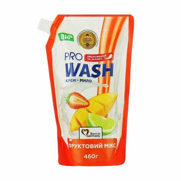 Жидкое крем-мыло ProWash Фруктовый микс, 460 г (дойпак) Жидкое крем-мыло ProWash Фруктовый микс, 460 г (дойпак)