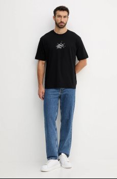 Хлопковая футболка BOSS Orange Te_voyage