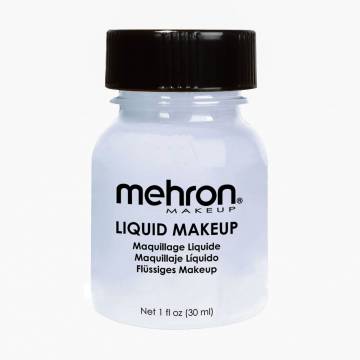 Жидкий грим для лица и тела Mehron Liquid Makeup, Moonlight White, 30 мл Жидкий грим для лица и тела Mehron Liquid Makeup, Moonlight White, 30 мл