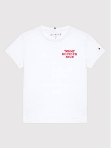 Tommy Hilfiger Футболка Nyc Graphic KG0KG06671 D Білий Regular Fit Tommy Hilfiger Футболка Nyc Graphic KG0KG06671 D Білий Regular Fit