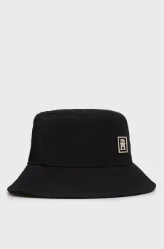 Женская черная панама TH SPORT LUXE BUCKET HAT Черный ONESIZE Tommy Hilfiger AW0AW15784