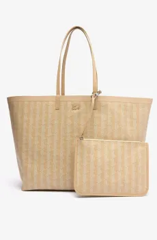 Женская бежевая сумка Monogram Бежевый ONESIZE Lacoste NF4345ZEN17