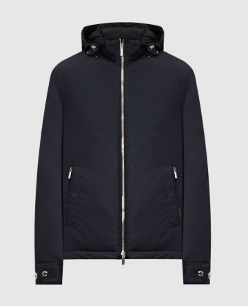 Синяя пуховая куртка ALBINI