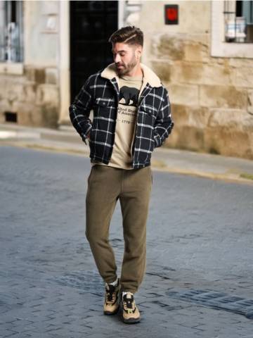 Трикотажні штани - хакі