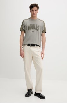 Хлопковая футболка adidas Collegiate