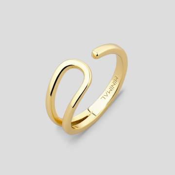 Серебряные кольца с позолотой Minimal R84816(п) Серебряные кольца с позолотой Minimal R84816(п)