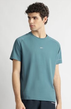 Reebok Brand Logo Printed Round Neck Short Sleeves T-Shirt