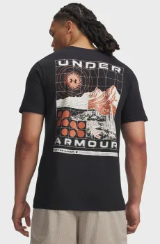 Мужская черная футболка M Defy The Elements SS T Черный S Under Armour 6013820-001