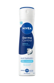 Антиперспирант NIVEA Дерма контроль. Защита и экстракомфорт, спрей, женский, 150 мл