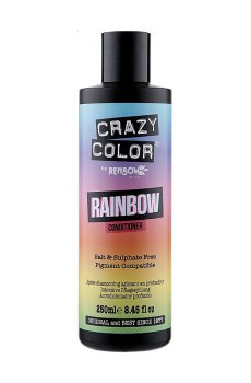 Безсульфатный кондиционер для волос Crazy Color Rainbow Care Conditioner, 250 мл