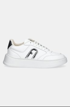 Кожаные кроссовки Furla Lace-Up Sneaker