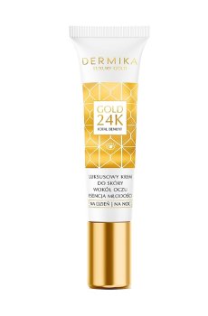 Крем для кожи вокруг глаз Dermika Luxury Gold 24K Total Benefit Eye Cream, 15 мл