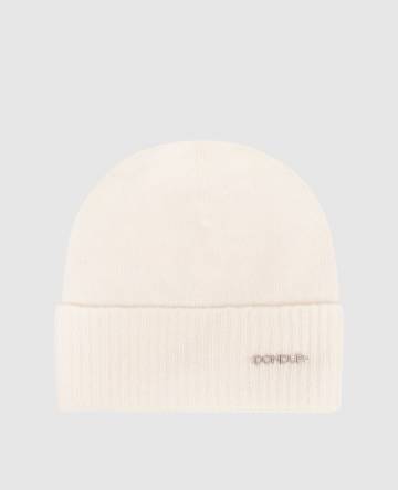 Бежевая шапка из кашемира и шерсти