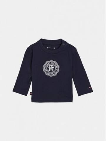 Tommy Hilfiger Блузка KN0KN01713 Cиній Regular Fit Tommy Hilfiger Блузка KN0KN01713 Cиній Regular Fit