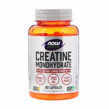 Моногидрат креатина NOW Foods Creatine Monohydrate 750 мг, 120 капсул Моногидрат креатина NOW Foods Creatine Monohydrate 750 мг, 120 капсул
