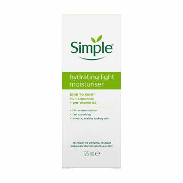 Легкий увлажняющий крем для лица Simple Kind to Skin Hydrating Light Moisturiser, 125 мл Легкий увлажняющий крем для лица Simple Kind to Skin Hydrating Light Moisturiser, 125 мл