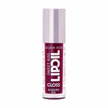 Масло для губ Golden Rose Sweet Kiss Lip Oil Gloss 07 Blueberry Acai, 4.7 мл Масло для губ Golden Rose Sweet Kiss Lip Oil Gloss 07 Blueberry Acai, 4.7 мл