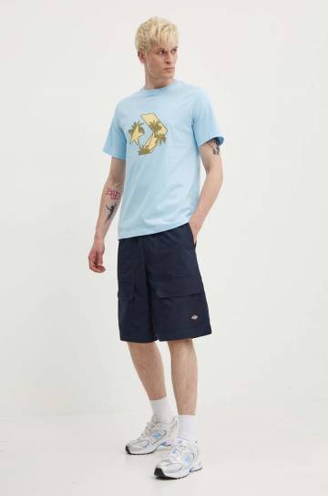 Хлопковые шорты Dickies FISHERSVILLE SHORT цвет синий DK0A4YSI Хлопковые шорты Dickies FISHERSVILLE SHORT цвет синий DK0A4YSI