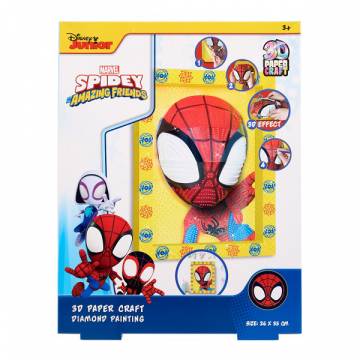Алмазна мозаїка 3D Disney Spidey в рамці (SP24333) Алмазна мозаїка 3D Disney Spidey в рамці (SP24333)