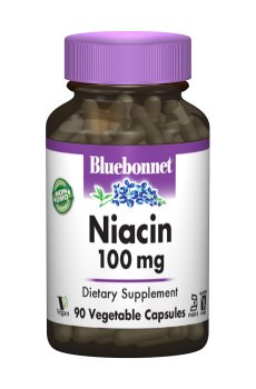 Ниацин Bluebonnet Nutrition Niacin 100 мг, 90 капсул